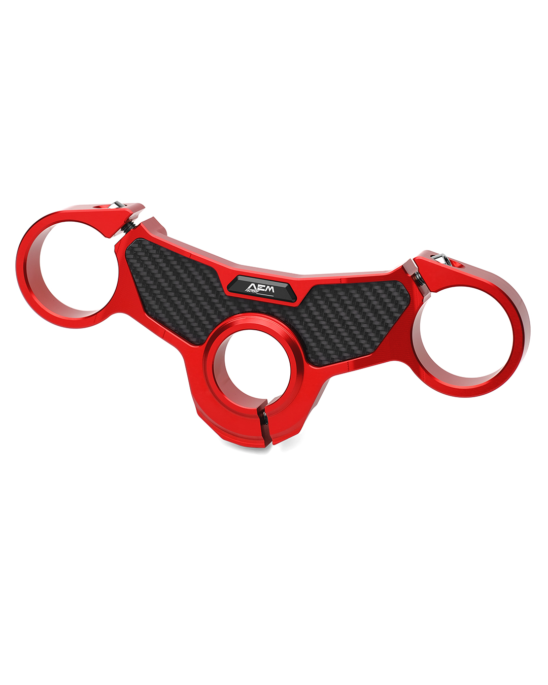 AEM FACTORY LIMITED EDITION Carbon Fiber Inlay Upper Triple Clamp for Ducati Panigale V2 (2025+) AEM FACTORY LIMITED EDITION Carbon Fiber Inlay Upper Triple Clamp for Ducati Panigale V2 (2025+)